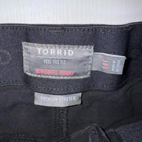 Torrid Bombshell Skinny Jeans – Premium Stretch – Size 14 Tall - Picture 4 of 7